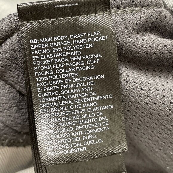 North Face Tech Stretch Jacket Womens Size Medium Gray‎ Windwall Outdoors Hiking - Picture 8 of 13